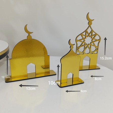 تحف رمضانية خشب ~ طقم 3 قطع ~