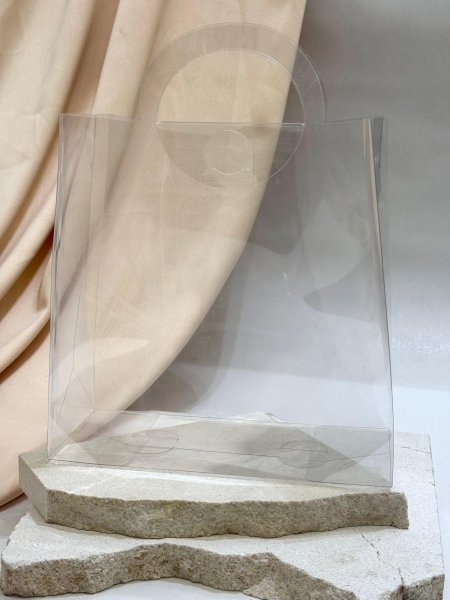 اكياس شفاف pvc عمق 9 / عرض 21 / ارتفاع 21