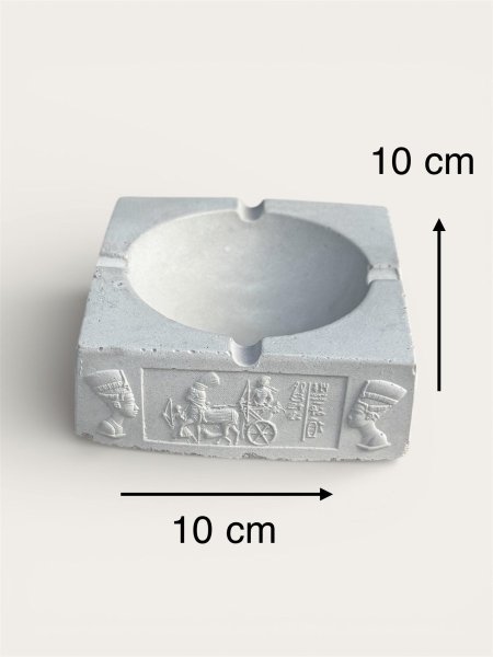 وعاء اعقاب السجائر حجر