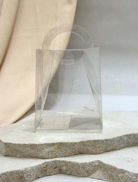 اكياس شفاف pvc عمق 12 / عرض 10 / ارتفاع 12