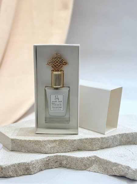 عطر مسك ابيض ~30ml~ & علبة تغليف ابيض