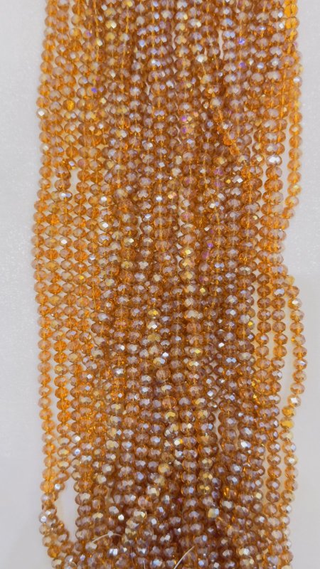 خرز كرستال زجاج سداسي ( 8 ملم )