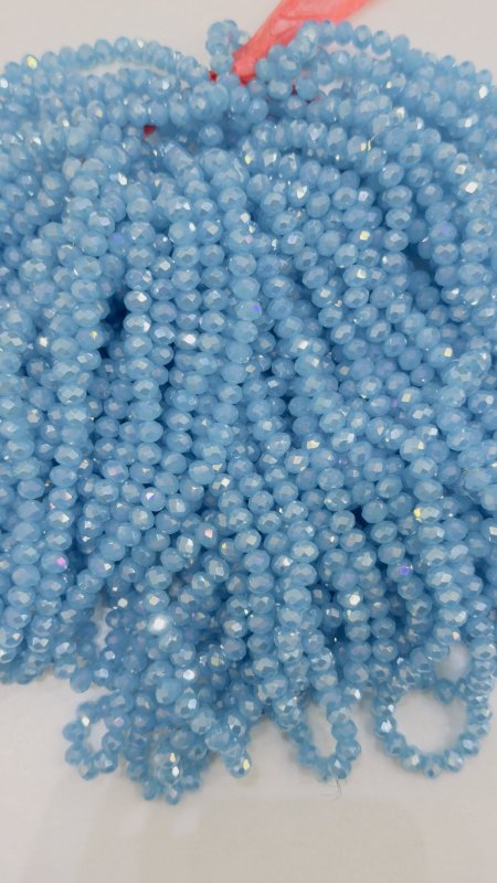 خرز كرستال زجاج سداسي ( 8 ملم )