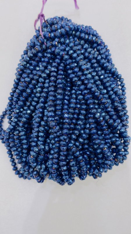 خرز كرستال زجاج سداسي ( 8 ملم )