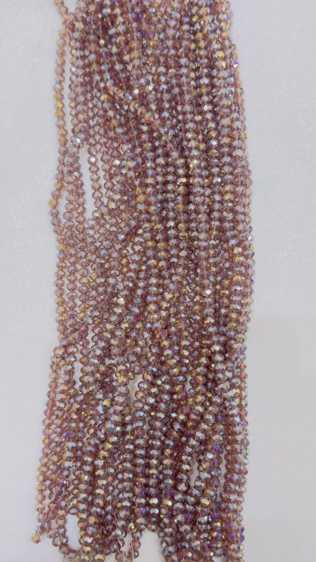 خرز كرستال زجاج سداسي ( 8 ملم )