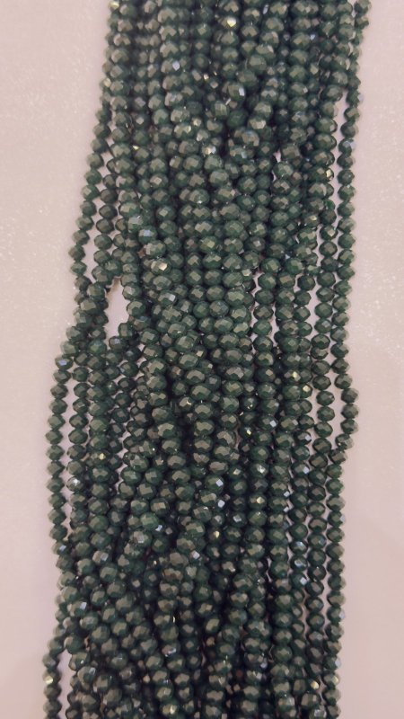 خرز كرستال زجاج سداسي ( 8 ملم )