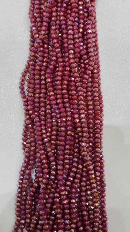 خرز كرستال زجاج سداسي ( 8 ملم )