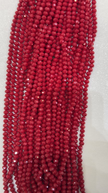 خرز كرستال زجاج سداسي ( 8 ملم )