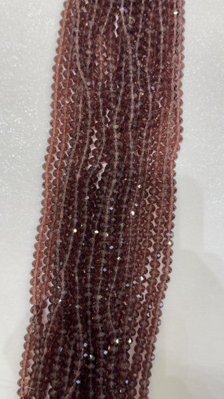 خرز كرستال زجاج سداسي ( 8 ملم )