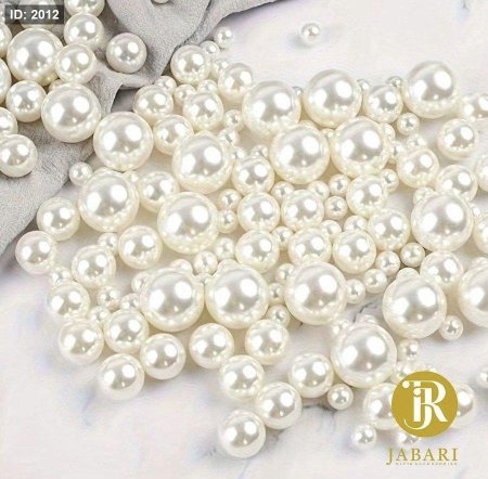 خرز لولو سكري 14mm (مثقوب)