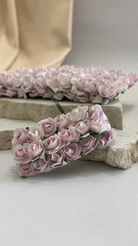 ورد صناعي ورق ( زهري فاتح )