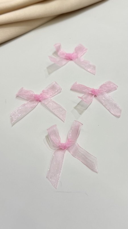 ببيونه شيفون ( زهر ) عرض 1 سم