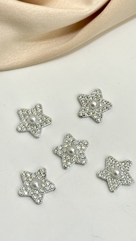 قطع تزين فضي شوكولاتة ( 50 قطعة )