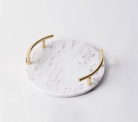 صينية جرانيت ابيض دائري كود 25