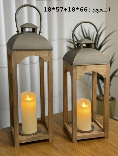 فانوس خشب كود رقم 42