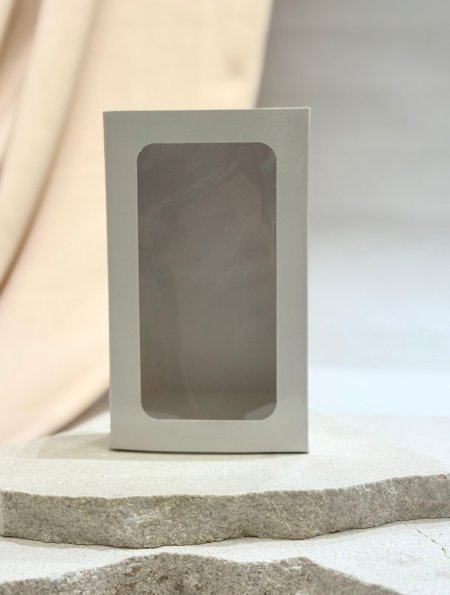 علب كرتون نافذة شفاف ( 3*16*9 سم ) 10 قطع