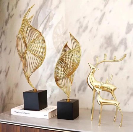 تحف معدن ثقيل ( طقم 2 قطعة ) كود 54