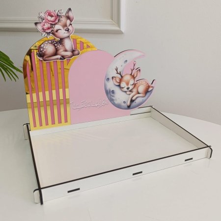 صواني خشب (26*34) & ضهر (22*34) CNC طباعة UV