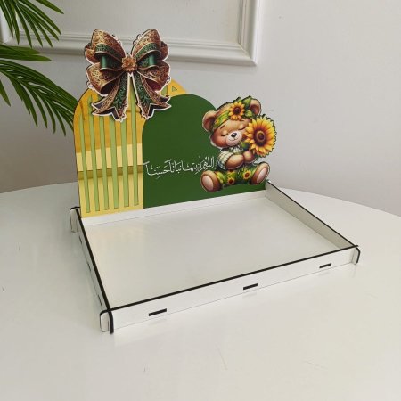 صواني خشب (26*34) & ضهر (22*34) CNC طباعة UV