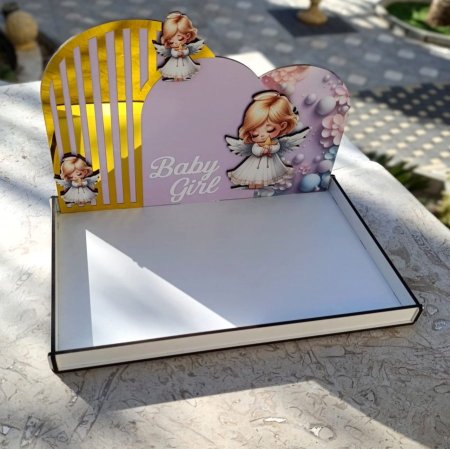 صواني خشب (26*34) & ضهر (22*34) CNC طباعة UV