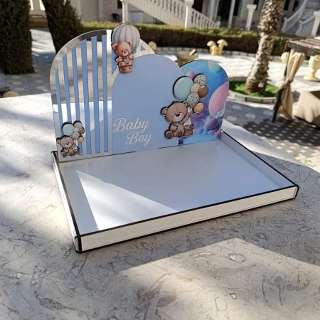 صواني خشب (26*34) & ضهر (22*34) CNC طباعة UV