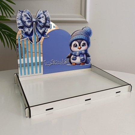 صواني خشب (26*34) & ضهر (22*34) CNC طباعة UV