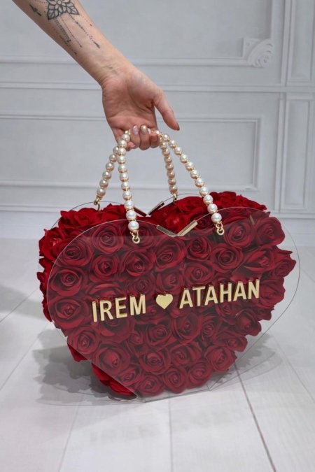 شنطة اكريلك يد لولو & كرستال ( 40*18*32 )