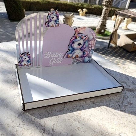 صواني خشب (26*34) & ضهر (22*34) CNC طباعة UV