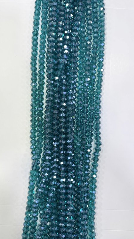 خرز كرستال زجاج سداسي ( 10 ملم )