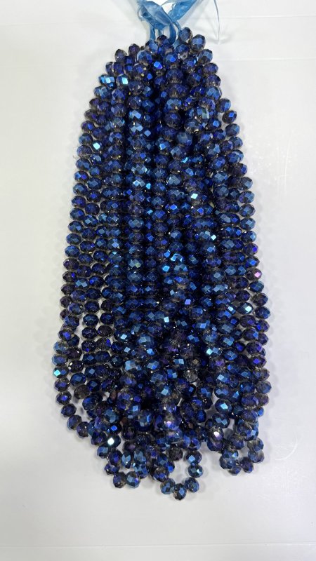 خرز كرستال زجاج سداسي ( 10 ملم )