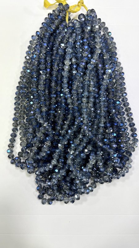 خرز كرستال زجاج سداسي ( 10 ملم )