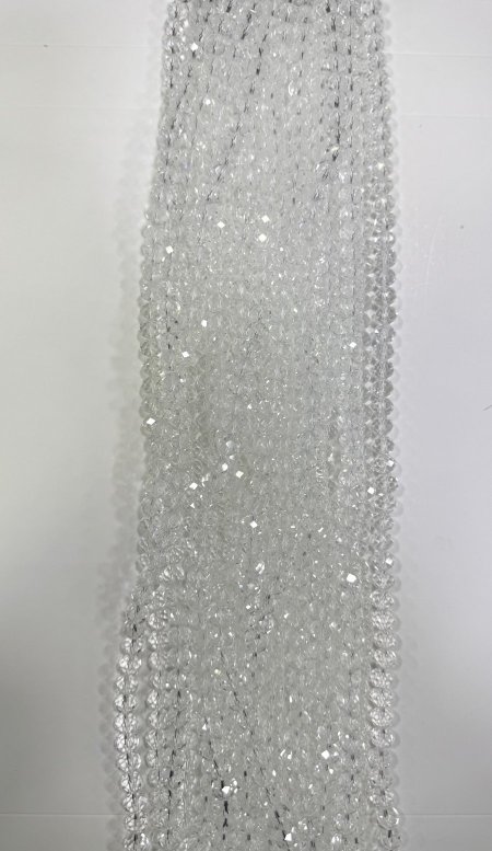 خرز كرستال زجاج سداسي ( 10 ملم )