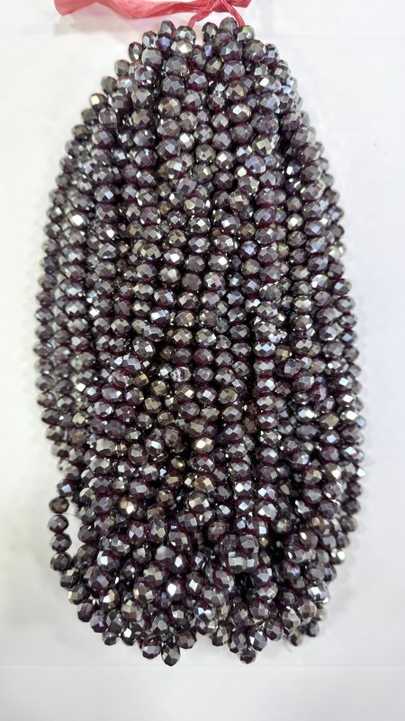 خرز كرستال زجاج سداسي ( 10 ملم )