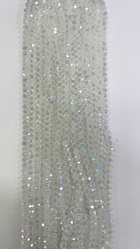 خرز كرستال زجاج سداسي ( 10 ملم )