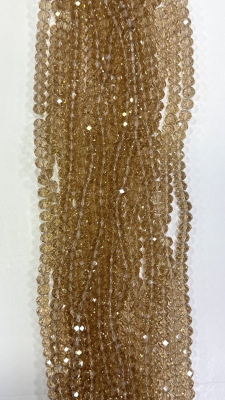 خرز كرستال زجاج سداسي ( 10 ملم )