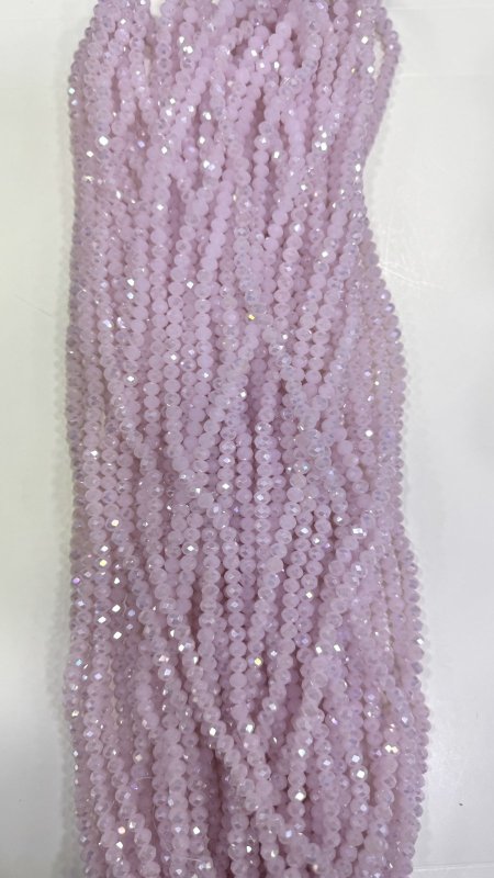 خرز كرستال زجاج سداسي ( 6 ملم )