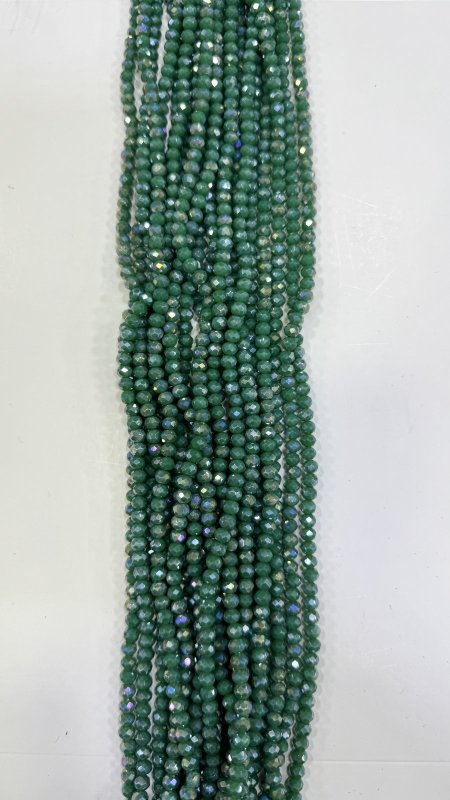 خرز كرستال زجاج سداسي ( 6 ملم )