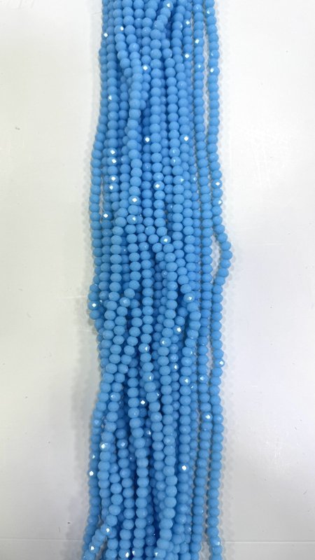 خرز كرستال زجاج سداسي ( 6 ملم )