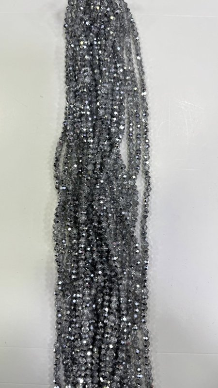 خرز كرستال زجاج سداسي ( 6 ملم )