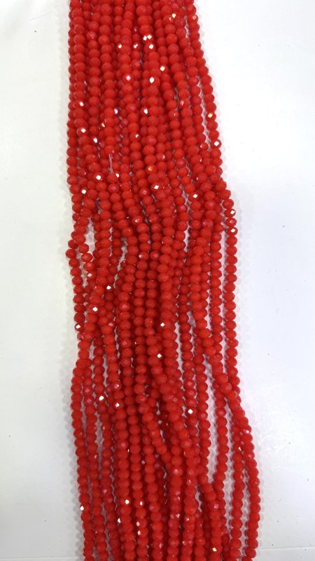 خرز كرستال زجاج سداسي ( 6 ملم )