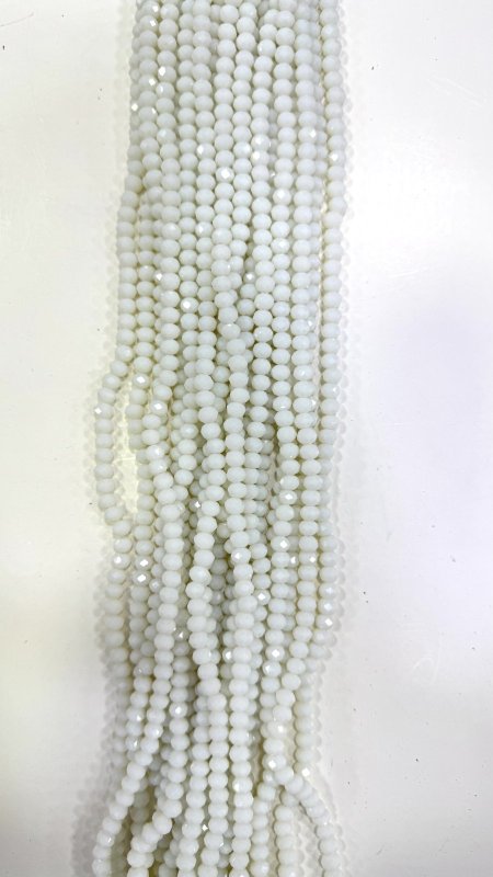 خرز كرستال زجاج سداسي ( 6 ملم )