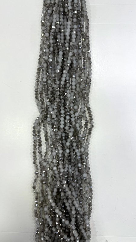 خرز كرستال زجاج سداسي ( 6 ملم )