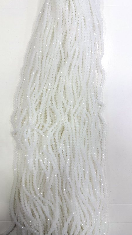 خرز كرستال زجاج سداسي ( 4 ملم )