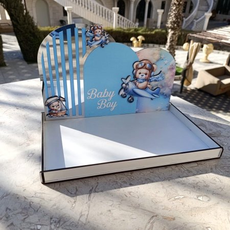 صواني خشب (26*34) & ضهر (22*34) CNC طباعة UV