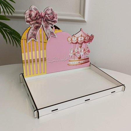 صواني خشب (26*34) & ضهر (22*34) CNC طباعة UV