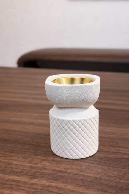 مباخر حجر (ايفري) & علبة pvc شفافة 9*6*6