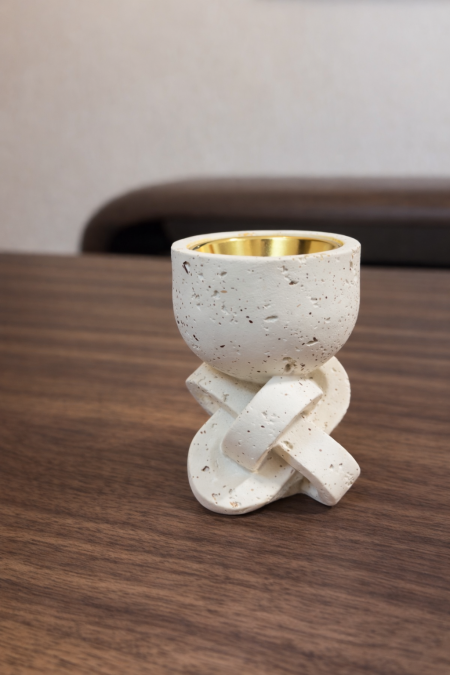 مباخر حجر (ايفري) & علبة pvc شفافة 9*6*6