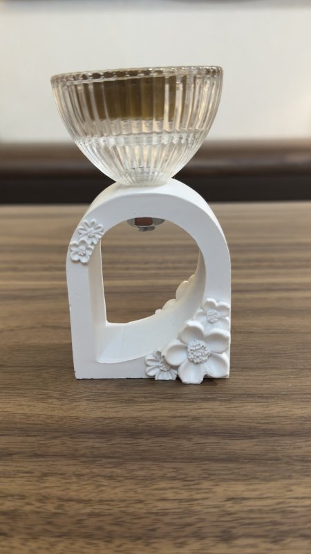 مباخر فلورا الزجاجية & علبة pvc شفافة 13*6*6