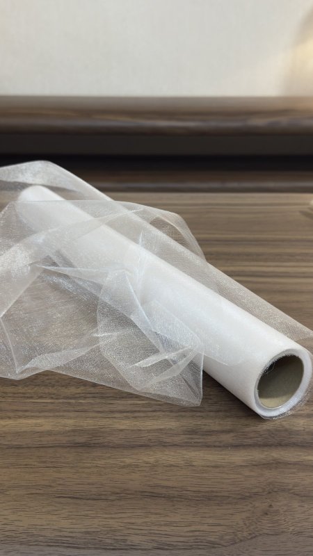 رول أورغنزا أبيض ( 48CM * 9M ) 
