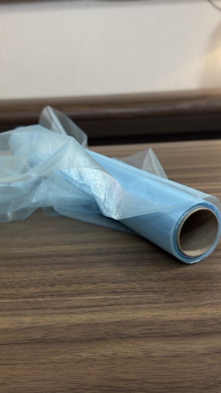 رول أورغنزا ازرق ( 48CM * 9M ) 